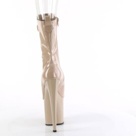 Pleaser ENCHANT-1041 Botín Plataforma Charol Beige