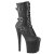 Pleaser ENCHANT-1043 Botín Plataforma Cuero Sintético Negro