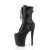 Pleaser ENCHANT-1043 Botín Plataforma Cuero Sintético Negro