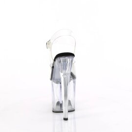 Pleaser ENCHANT-708 Sandalia de Tacón Plataforma Transparente