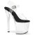 Pleaser ENCHANT-708 Sandalia de Tacón Plataforma Transparente
