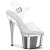 Pleaser ESTEEM-708 Sandalia de Tacón Plataforma Metalizado Plata