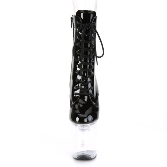 Pleaser FLASHDANCE-1020-8 Botín Plataforma Charol Negro Multicolor