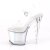 Pleaser FLASHDANCE-708SCH Sandalia de Tacón Plataforma Transparente Multicolor