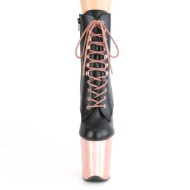 Pleaser FLAMINGO-1020 Botín Plataforma Cuero...