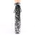 Pleaser FLAMINGO-1020DP Botín Plataforma Negro Blanco
