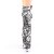 Pleaser FLAMINGO-1020DP Botín Plataforma Negro Blanco