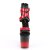 Pleaser FLAMINGO-800-15 Botín Plataforma Cuero Sintético Rojo Negro