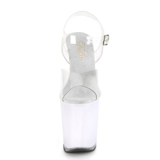 Pleaser ILLUMINATOR-808  Botín Plataforma Transparente Multicolor