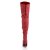Pleaser LEGEND-8899 Bota Alta Cuero Rojo