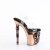 Pleaser RAPTURE-808-LT Sandalia de Tacón Plataforma Transparente Oro Rosado Claro