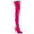 Pleaser SEDUCE-3000 Bota Alta Charol Rosa