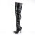 Pleaser SEDUCE-3010 Bota Alta Cuero Sintético Negro