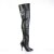 Pleaser SEDUCE-3010 Bota Alta Cuero Sintético Negro