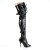 Pleaser SEDUCE-3028 Bota Alta Charol Negro