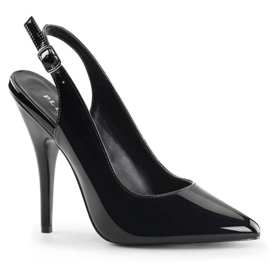 Pleaser SEDUCE-317 Tacones Charol Negro