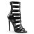 Pleaser SEXY-52 Sandalia de Tacón Charol Negro