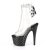 Pleaser STARDUST-1018C-2RS Botín Plataforma Negro Transparente