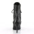 Pleaser VANITY-1020 Botín Cuero Sintético Negro