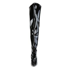 Pleaser VANITY-3010 Bota Alta Charol Negro