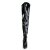 Pleaser VANITY-3010 Bota Alta Charol Negro