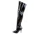 Pleaser VANITY-3010 Bota Alta Charol Negro