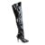Pleaser VANITY-3010 Bota Alta Charol Negro
