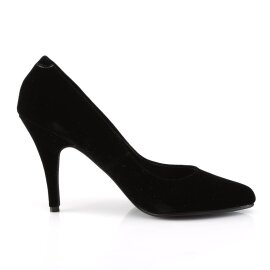 Pleaser VANITY-420 Tacones Terciopelo Negro