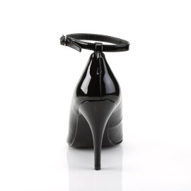 Pleaser VANITY-431 Tacones Charol Negro