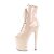 Pleaser XTREME-1021 Botín Plataforma Charol Beige