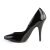 Pleaser SEDUCE-420V Tacones Charol Negro EU-35 / US-5