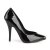 Pleaser SEDUCE-420V Tacones Charol Negro EU-35 / US-5