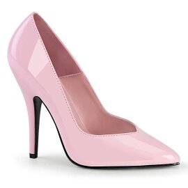 Pleaser SEDUCE-420V Tacones Charol Rosa Claro EU-37 / US-7