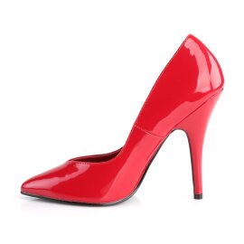 Pleaser SEDUCE-420V Tacones Charol Rojo EU-40 / US-10