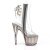 Pleaser ADORE-1018CT Botín Plataforma Ahumado Transparente EU-40 / US-10