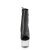 Pleaser ADORE-1018LG Botín Plataforma Cuero Sintético Purpurina Negro Plata EU-36 / US-6