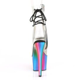 Pleaser ADORE-1018RC Botín Plataforma Metalizado Transparente Multicolor EU-36 / US-6