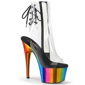 Pleaser ADORE-1018RC Botín Plataforma Metalizado...