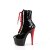 Pleaser ADORE-1020 Botín Plataforma Charol Negro EU-41 / US-11