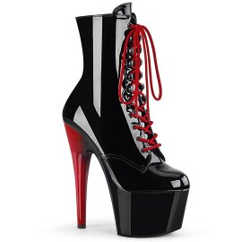Pleaser ADORE-1020 Botín Plataforma Charol Negro...