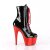 Pleaser ADORE-1020 Botín Plataforma Charol Metalizado Negro Rojo EU-37 / US-7