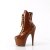 Pleaser ADORE-1020 Botín Plataforma Charol Caramelo EU-36 / US-6