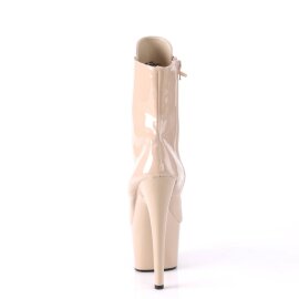 Pleaser ADORE-1020 Botín Plataforma Charol Beige EU-41 / US-11