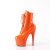 Pleaser ADORE-1020 Botín Plataforma Charol Naranja EU-37 / US-7