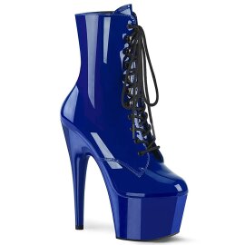 Pleaser ADORE-1020 Botín Plataforma Charol Azul...