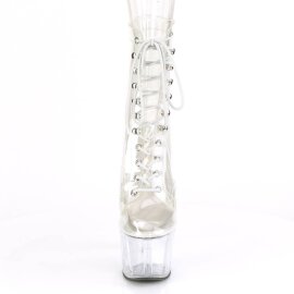 Pleaser ADORE-1020C Botín Plataforma Transparente...