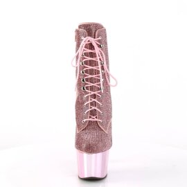 Pleaser ADORE-1020CHRS Botín Plataforma Metalizado...