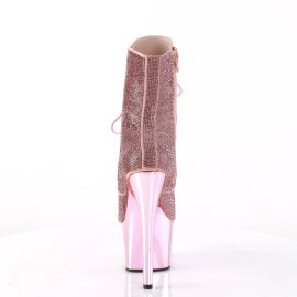 Pleaser ADORE-1020CHRS Botín Plataforma Metalizado Rosa Claro EU-38 / US-8
