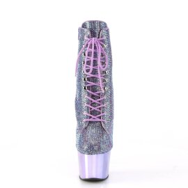 Pleaser ADORE-1020CHRS Botín Plataforma Metalizado...