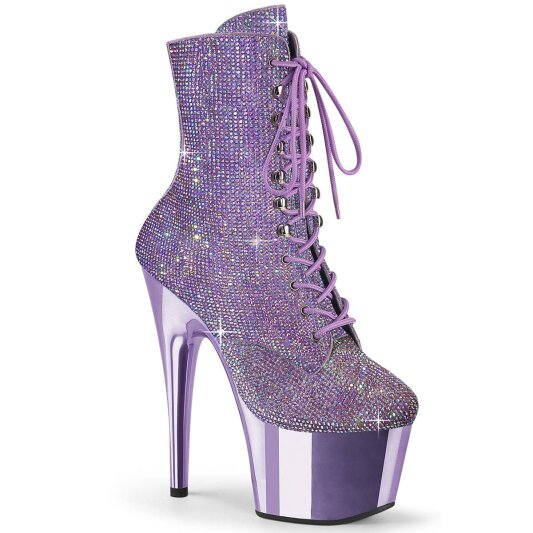 Pleaser ADORE-1020CHRS Botín Plataforma Metalizado Lila EU-44 / US-14